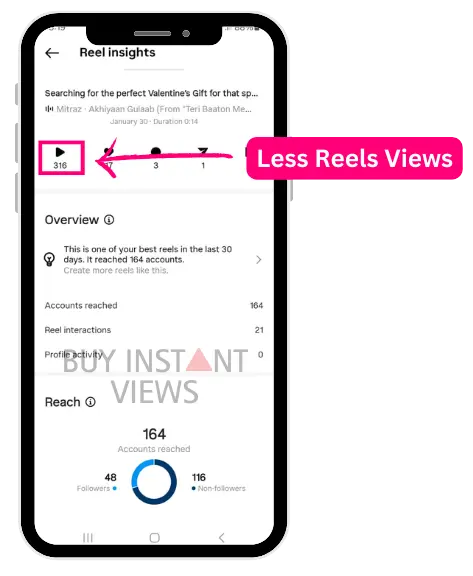 Instagram reels suddenly not getting views - reels not getting views