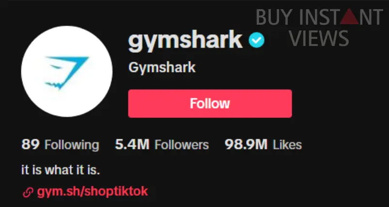 GymShark - how many followers to monetize tiktok